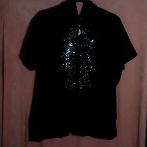 Short sleeved hoodie